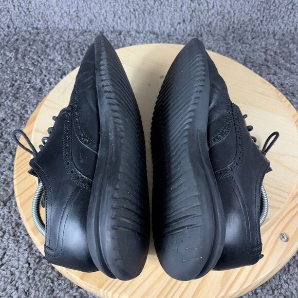 Cole Haan Grand+ Oxford Wingtip Mens Size 9.5 Leather Black Lace Up Casual Shoe - Picture 5 of 8